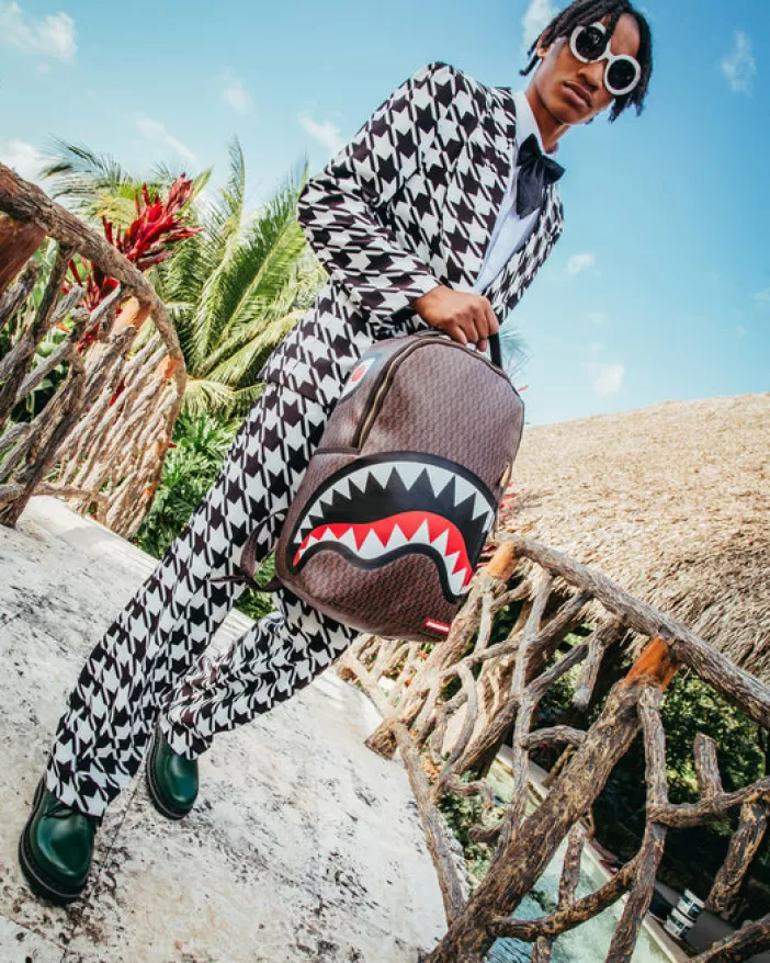 BACKPACKS*Sprayground CASHIN CHECKS BACKPACK (DLXV)