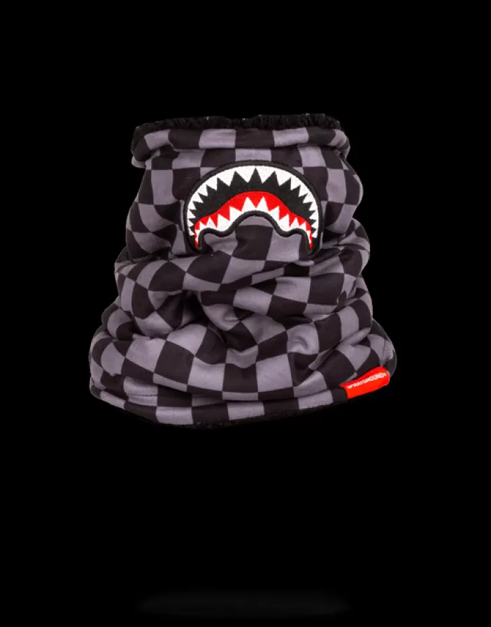 SKI MASKS*Sprayground CHECKERED SHARK NECK WARMER