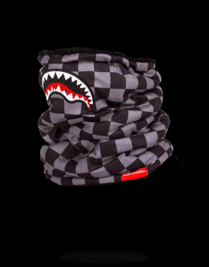 SKI MASKS*Sprayground CHECKERED SHARK NECK WARMER