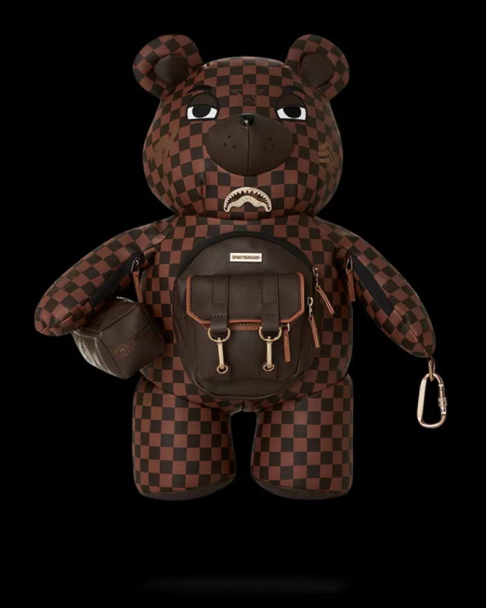 TEDDY BEAR BACKPACKS | BACKPACKS*Sprayground CHECKMATE ROYALE MONEYBEAR TEDDYBEAR BACKPACK