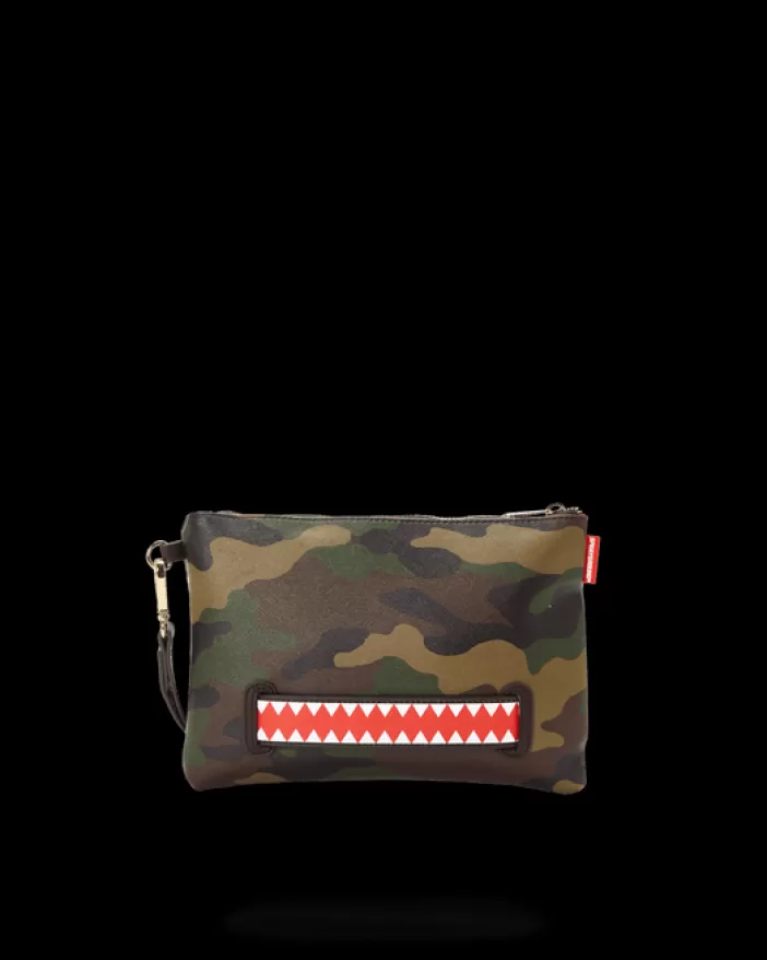 CROSSOVER CLUTCHES*Sprayground CHECKS IN CAMOFLAUGE CROSSOVER CLUTCH