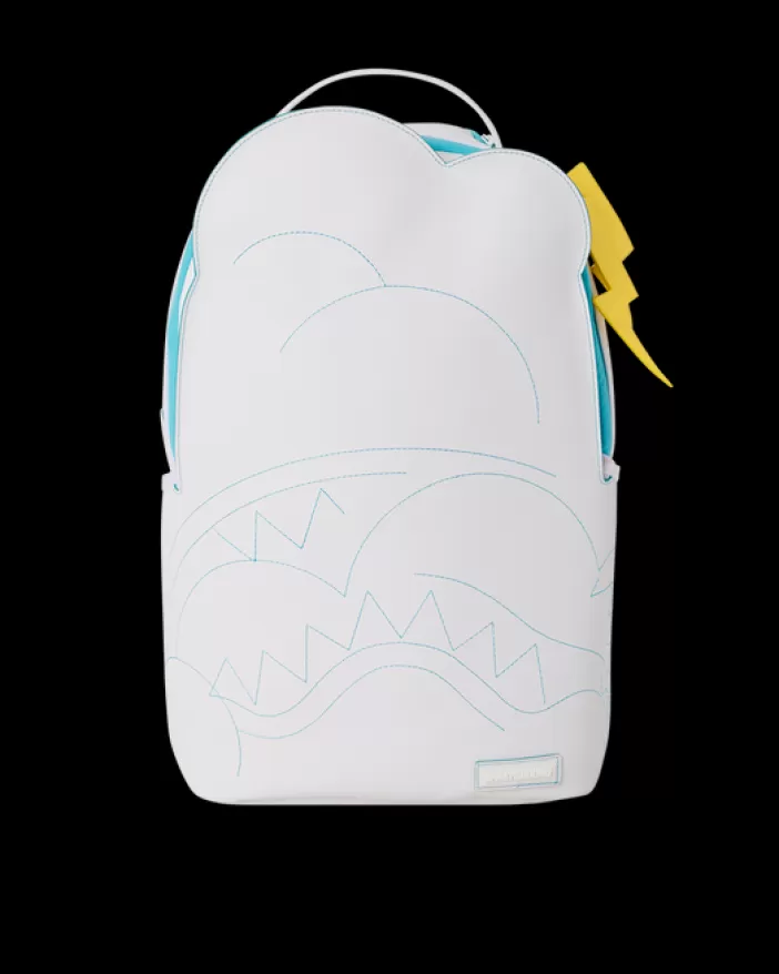 BACKPACKS*Sprayground CLOUDY WITH A CHANCE OF SHARK BACKPACK (DLXV)