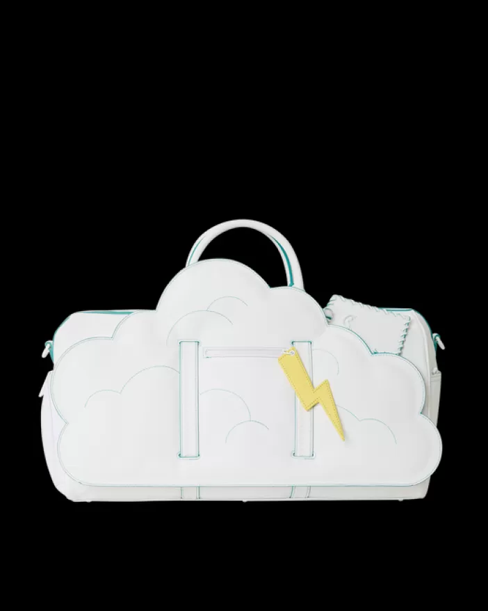 DUFFLES*Sprayground CLOUDY WITH A CHANCE OF SHARK DUFFLE
