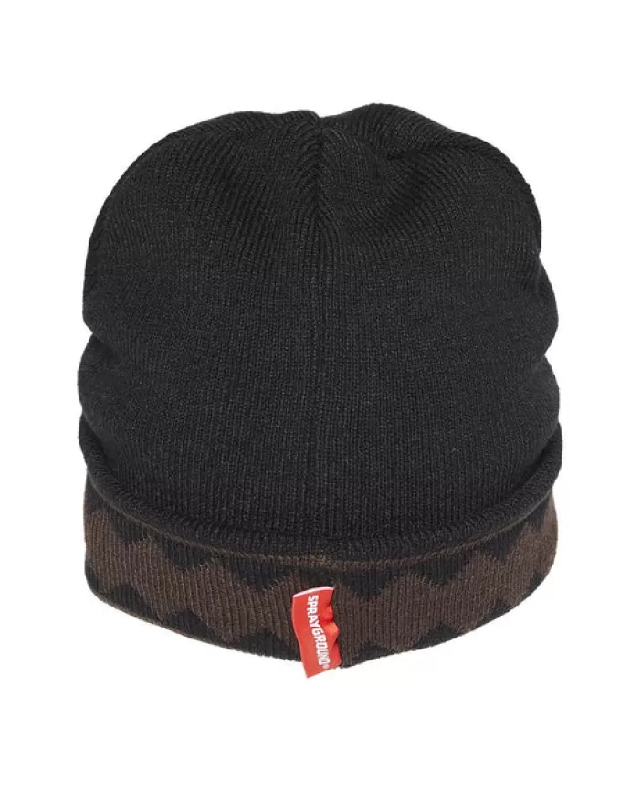 COLD WEATHER GEAR | BEANIES*Sprayground CORE BEANIE (BROWN)