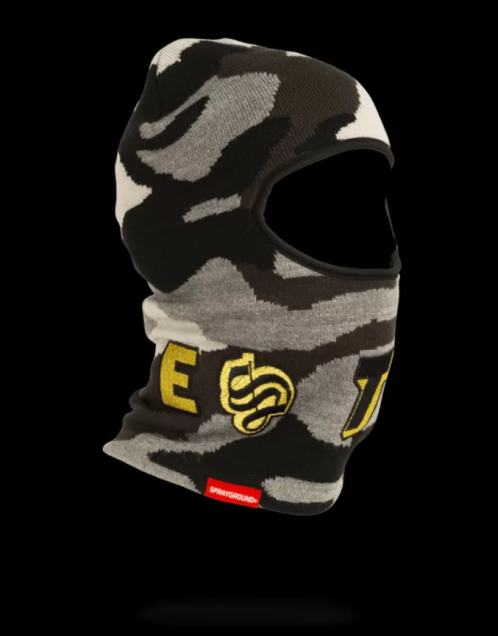 SKI MASKS*Sprayground DESTROY SKI MASK (GOLD CAMO)