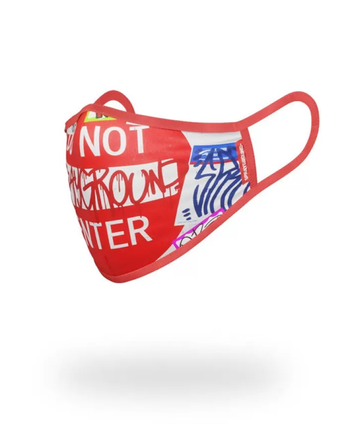 FACE MASKS*Sprayground DO NOT ENTER FORM-FITTING MASK