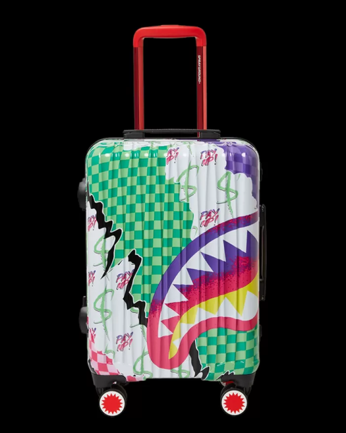 CARRY-ON LUGGAGE*Sprayground DREAMY TECHNICOLOR SHARKNAUTICS HARDSHELL CARRY-ON LUGGAGE