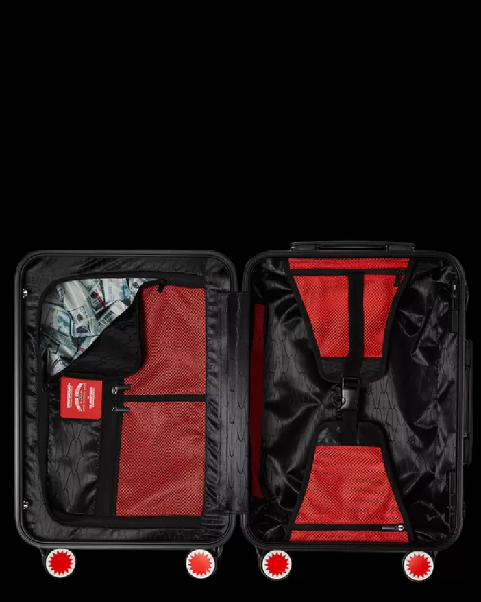 CARRY-ON LUGGAGE*Sprayground DREAMY TECHNICOLOR SHARKNAUTICS HARDSHELL CARRY-ON LUGGAGE