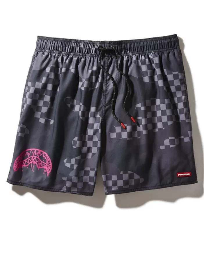 SWIMWEAR*Sprayground DRIP SHOTO SWIM TRUNKS