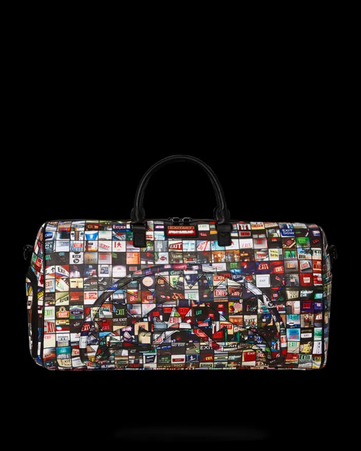 DUFFLES*Sprayground EXIT ART COLLAB DUFFLE