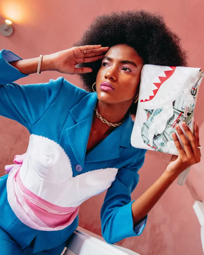 CROSSOVER CLUTCHES*Sprayground FEROCIOU$ CROSSOVER CLUTCH