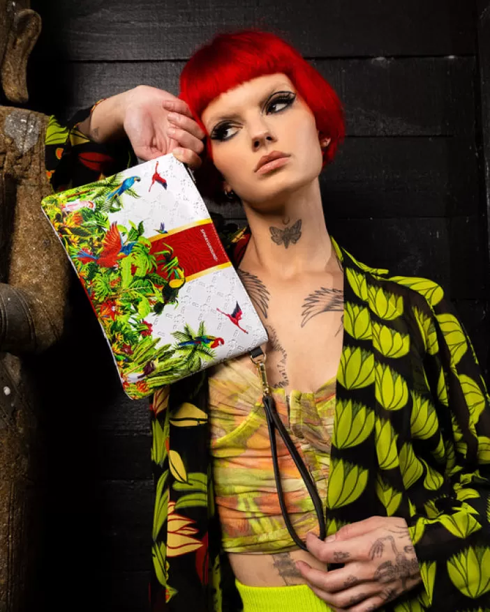 CROSSOVER CLUTCHES*Sprayground FLAWLESS FLIGHT CROSS-OVER CLUTCH