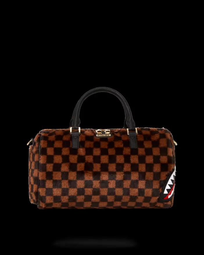 DUFFLES*Sprayground FURRR SHARKS IN PARIS MINI DUFFLE