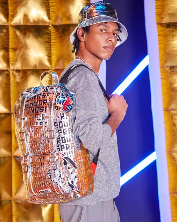 HILLS | BACKPACKS*Sprayground FUTURE TITAN (METALLIC) HILLS BACKPACK