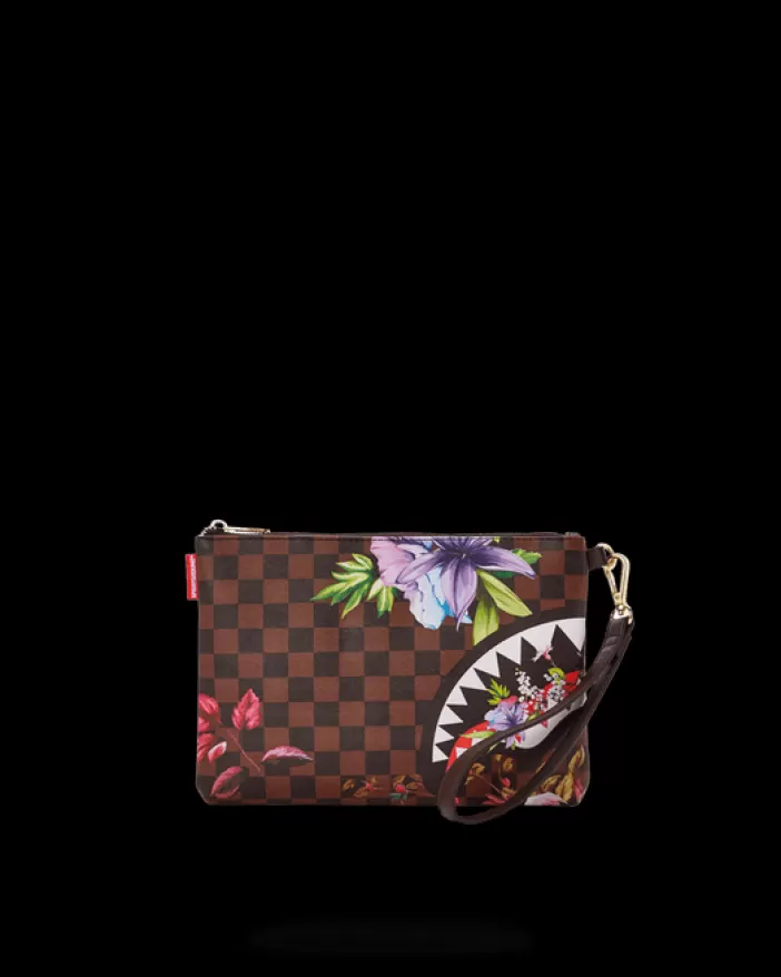CROSSOVER CLUTCHES*Sprayground GARDEN OF SHARKS CROSSOVER CLUTCH