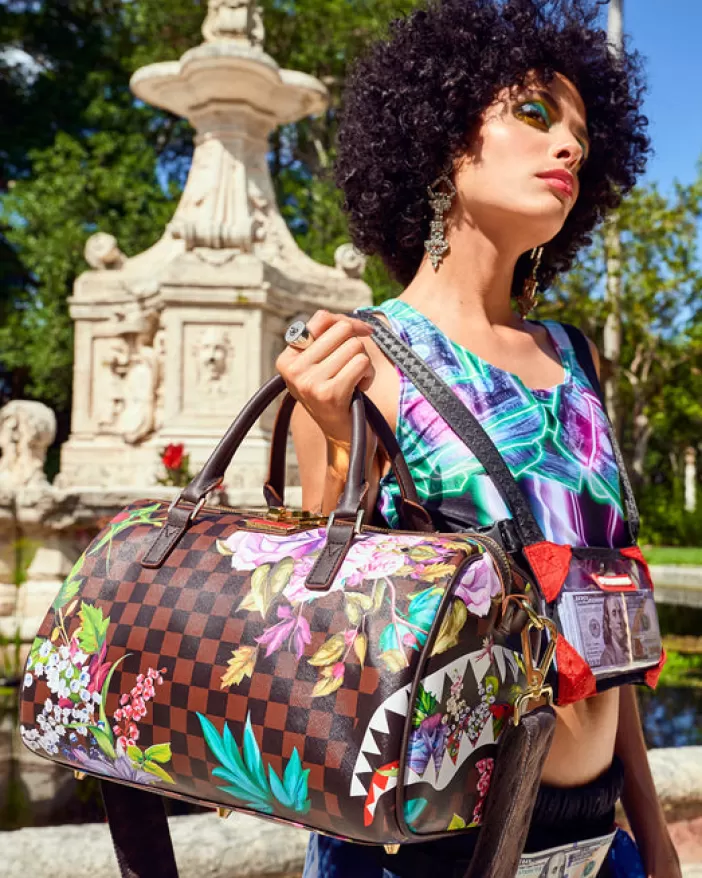 DUFFLES*Sprayground GARDEN OF SHARKS MINI DUFFLE