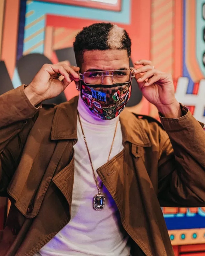 FACE MASKS*Sprayground GLOBAL MOGUL FACE MASK