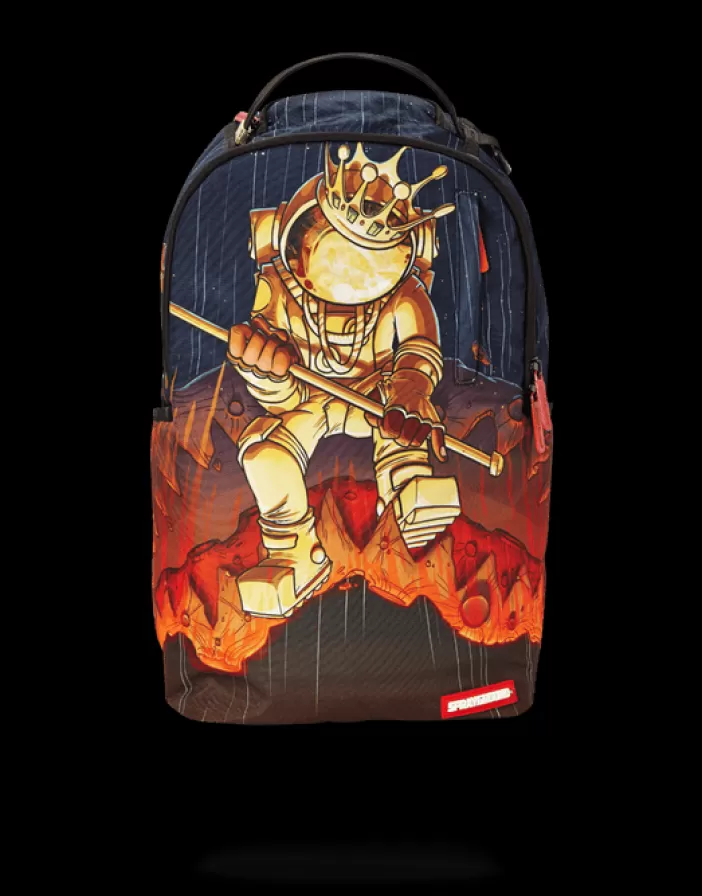 BACKPACKS*Sprayground GOLD ASTRONAUT METEOR SHARK