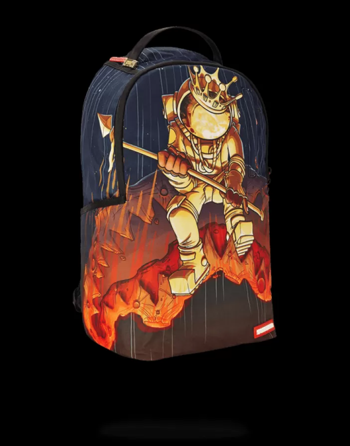 BACKPACKS*Sprayground GOLD ASTRONAUT METEOR SHARK