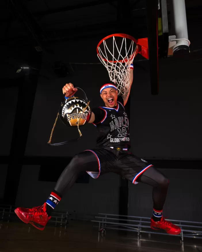 HANDBAGS | BACKPACKS*Sprayground HARLEM GLOBETROTTERS BASKETBALL BAG