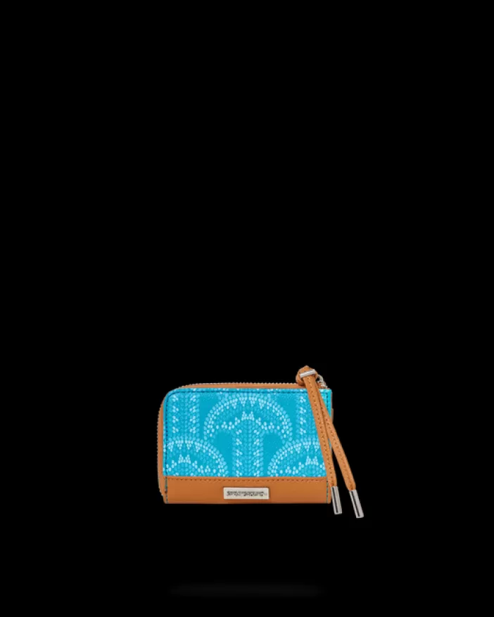 WALLETS*Sprayground ILLUCHAINS TURQ WALLET