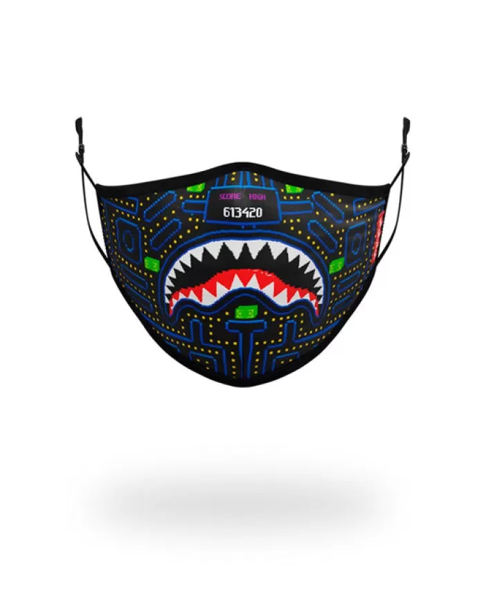 FACE MASKS*Sprayground KIDS FORM FITTING MASK: ARCADE SHARK