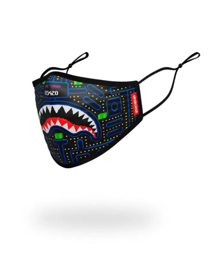 FACE MASKS*Sprayground KIDS FORM FITTING MASK: ARCADE SHARK