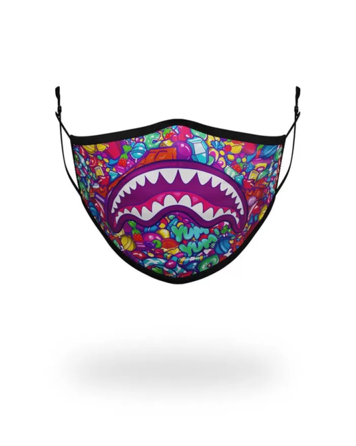 FACE MASKS*Sprayground KIDS FORM FITTING MASK: CANDY SHARK