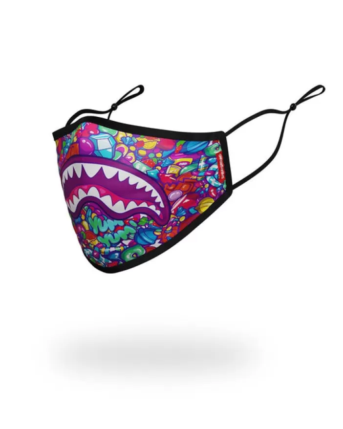 FACE MASKS*Sprayground KIDS FORM FITTING MASK: CANDY SHARK