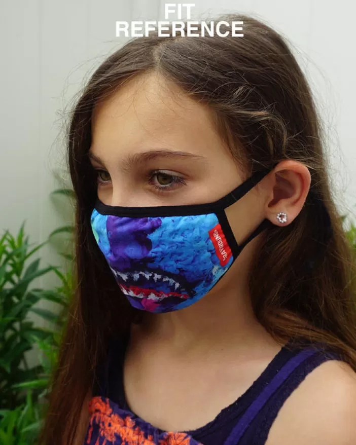 FACE MASKS*Sprayground KIDS FORM FITTING MASK: COLOR DRIP