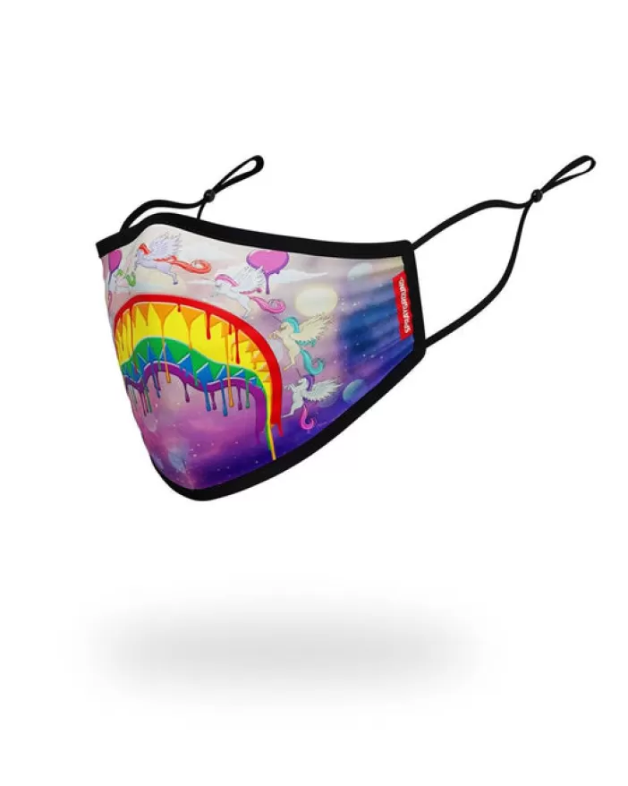 FACE MASKS*Sprayground KIDS FORM FITTING MASK: MELT THE RAINBOW