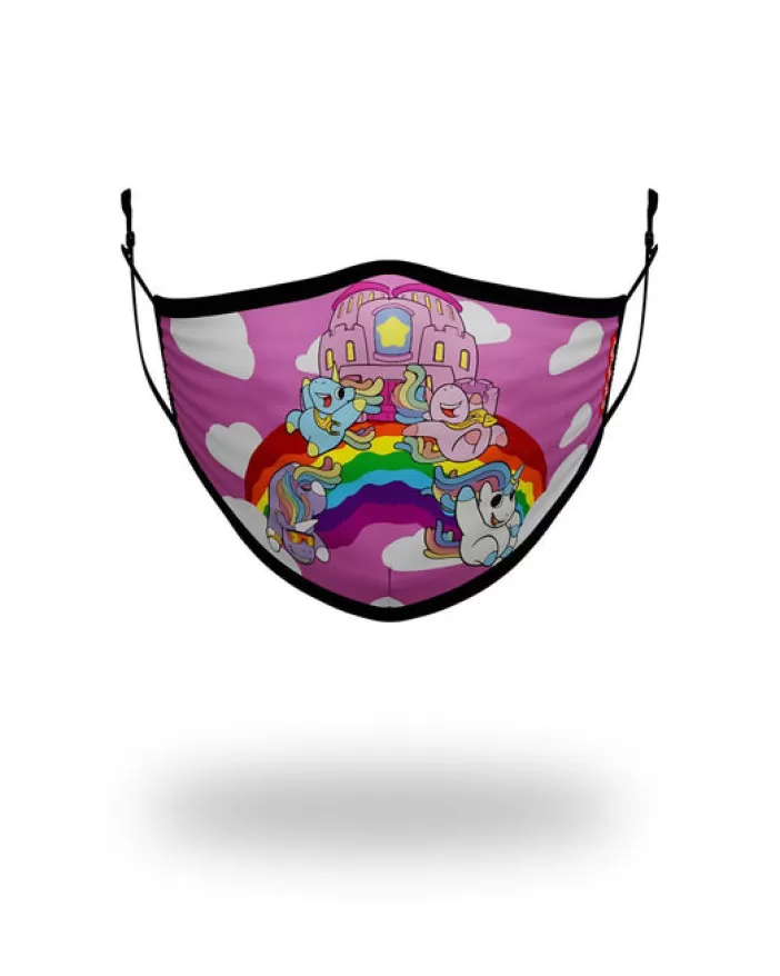 FACE MASKS*Sprayground KIDS FORM FITTING MASK: RAINBOW BOUNCE