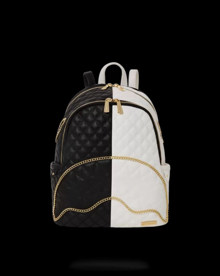 SAVAGES | BACKPACKS*Sprayground LEVELED UP SPLIT QUILT SHARK SAVAGE BACKPACK