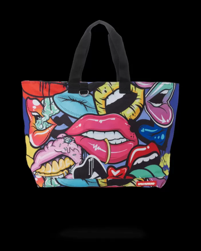 BEACH & GYM TOTES*Sprayground LIP SERVICE BEACH TOTE