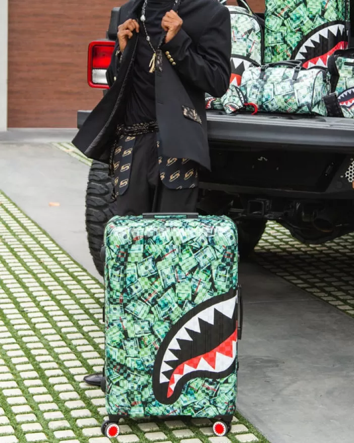 FULL-SIZE LUGGAGE*Sprayground MAMA I MADE IT SHARKITECTURE HARDSHELL FULL-SIZE LUGGAGE