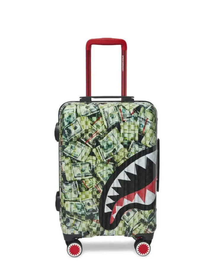 CARRY-ON LUGGAGE*Sprayground MAMA I MADE IT SHARKNAUTICS HARDSHELL CARRY-ON LUGGAGE