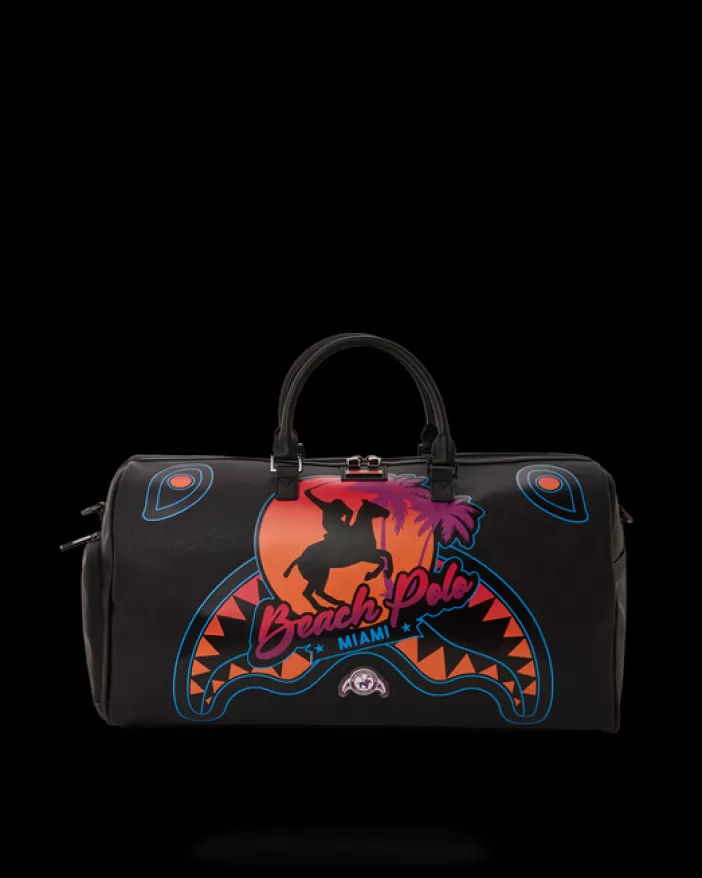 DUFFLES*Sprayground MIAMI BEACH POLO COLLAB DUFFLE (BLACK)