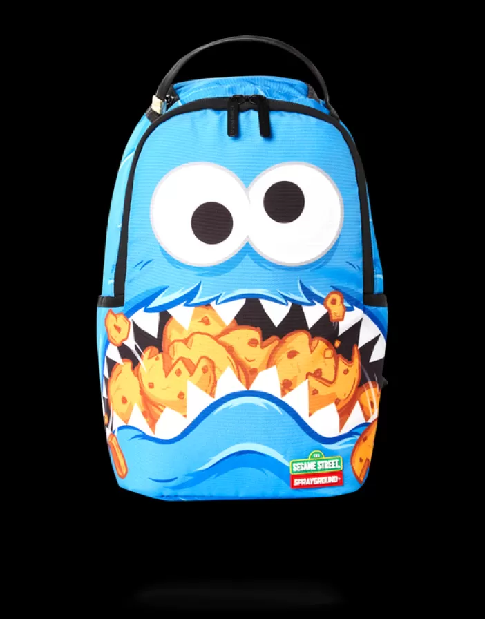 MINI BACKPACKS | BACKPACKS*Sprayground MINI COOKIE MONSTER SHARK BACKPACK