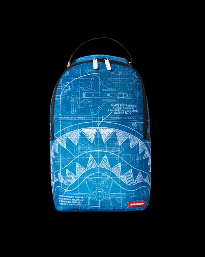 MINI BACKPACKS | BACKPACKS*Sprayground MINI SCHEMATICS SHARK BACKPACK