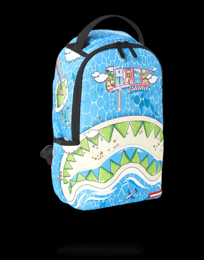 MINI BACKPACKS | BACKPACKS*Sprayground MINI WELCOME TO SHARK ISLAND BACKPACK