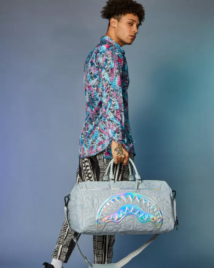 DUFFLES*Sprayground MIRASHAKU IRIDESCENT QUILT DUFFLE