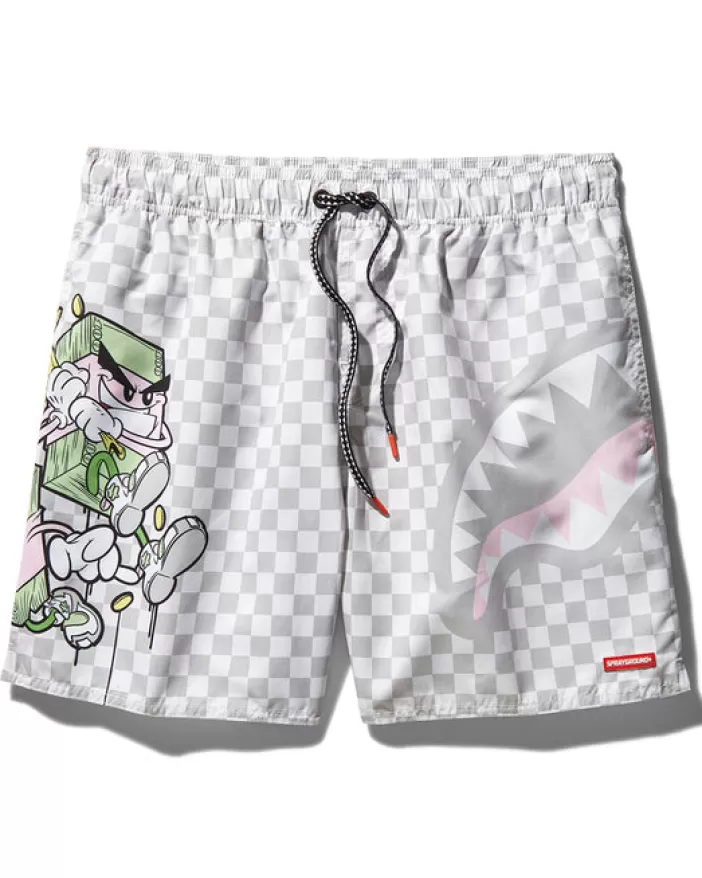 SWIMWEAR*Sprayground MONEY BOYS SANDBAR SWIM TRUNKS
