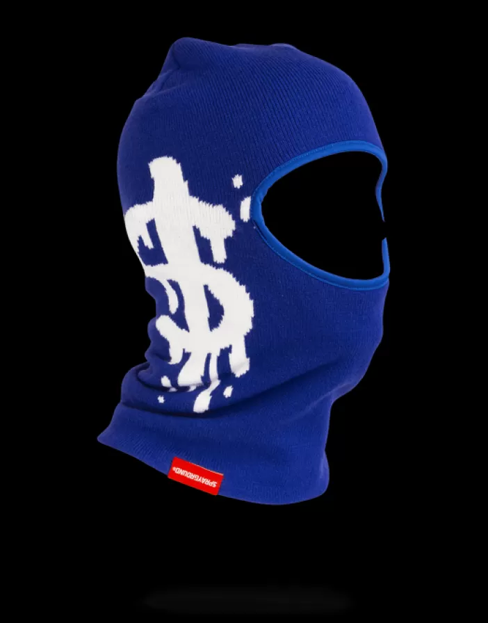 SKI MASKS*Sprayground MONEY DRIP SKI MASK (BLUE)
