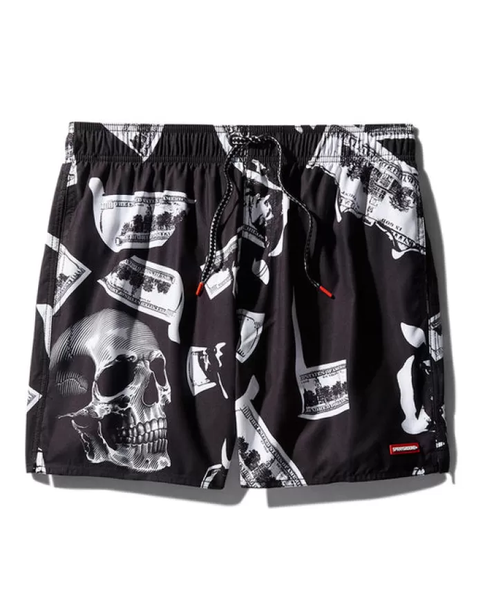 SWIMWEAR*Sprayground MONEY NIGHT SHOTO SWIM TRUNKS