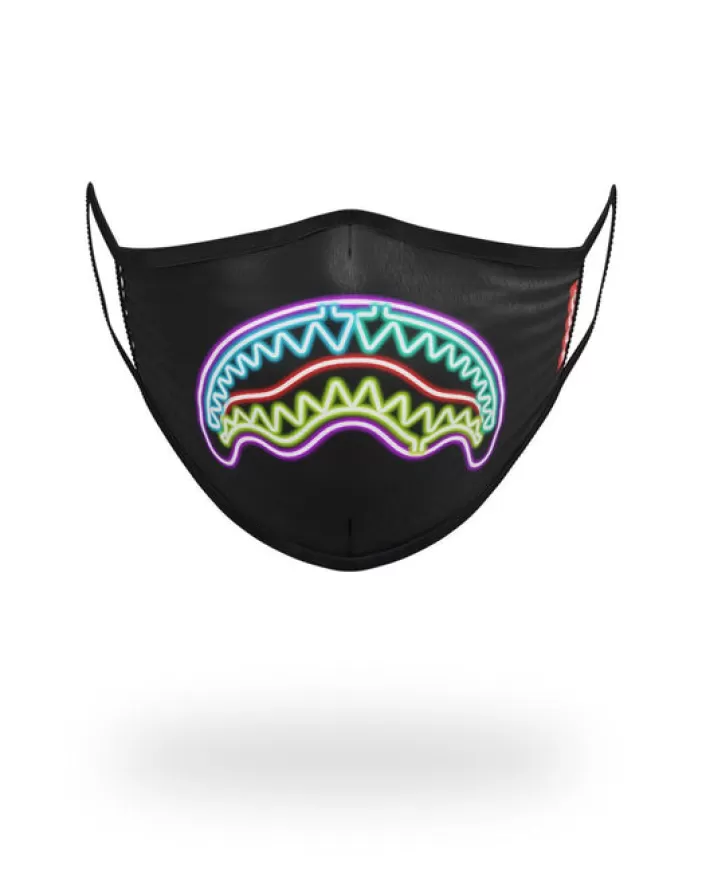 FACE MASKS*Sprayground NEON SHARK FORM-FITTING MASK