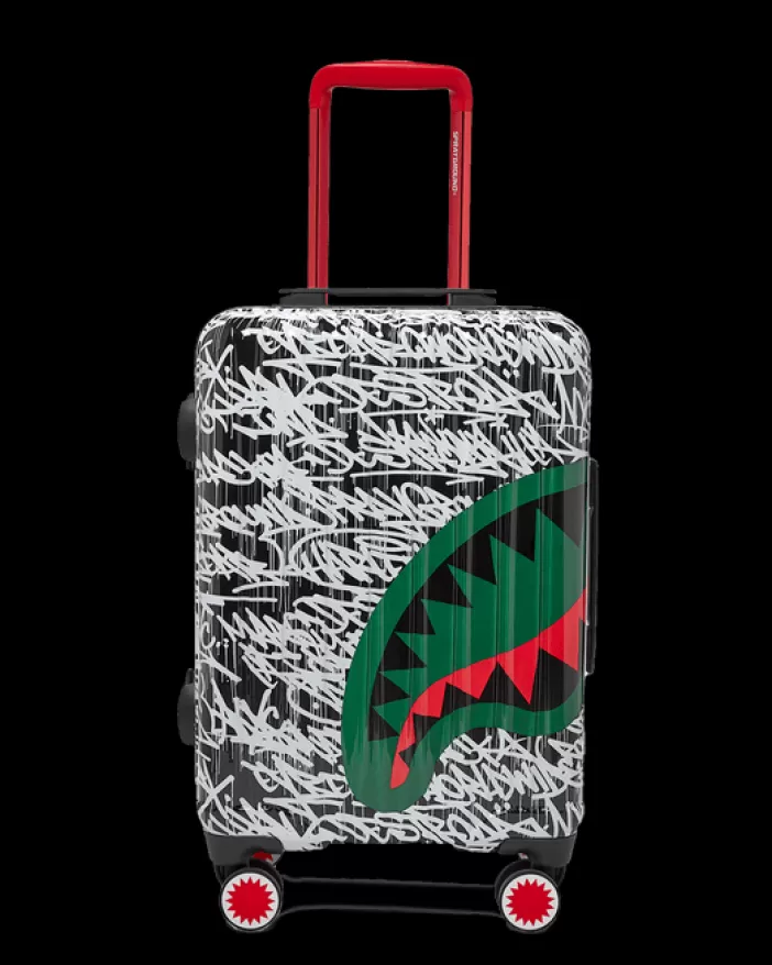 CARRY-ON LUGGAGE*Sprayground NIGHT NIGHT SHARKNAUTICS HARDSHELL CARRY-ON LUGGAGE