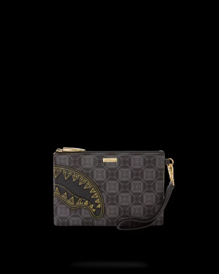 CROSSOVER CLUTCHES*Sprayground OBSIDIAN STUNNER A.i.6 SANDFLOWER COLLAB CROSSOVER CLUTCH