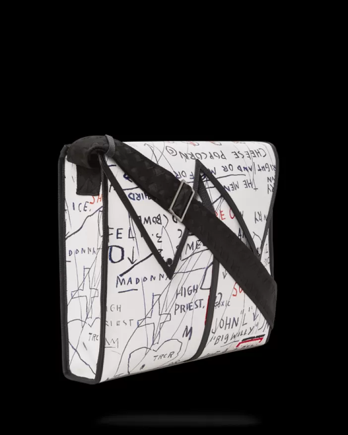 SLINGS | CROSSBODYS*Sprayground OFFICIAL BASQUIAT UNTITLED (CHEESE POPCORN) 1983 SLING MESSENGER