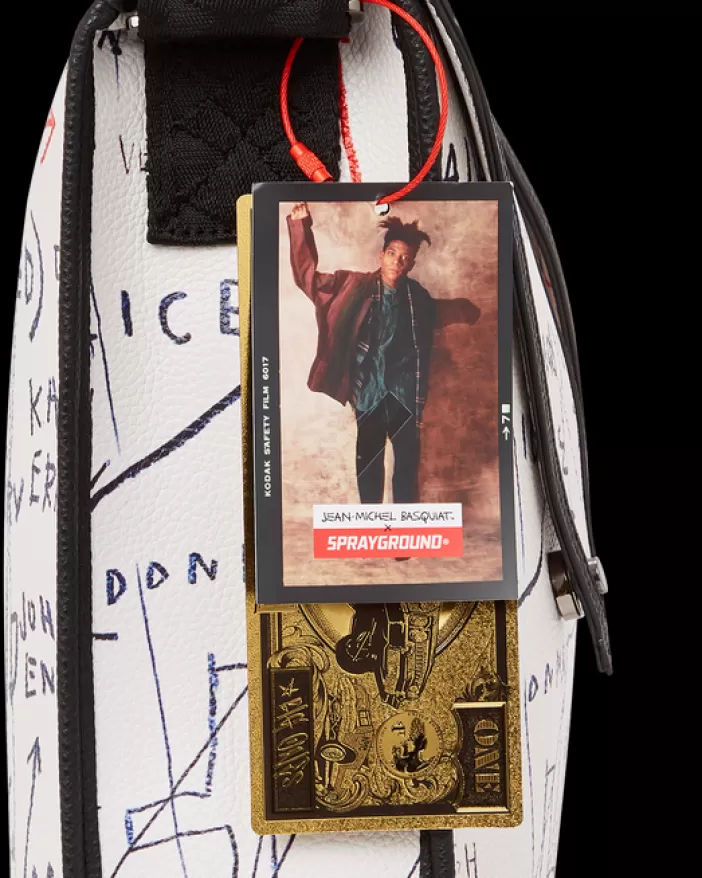 SLINGS | CROSSBODYS*Sprayground OFFICIAL BASQUIAT UNTITLED (CHEESE POPCORN) 1983 SLING MESSENGER