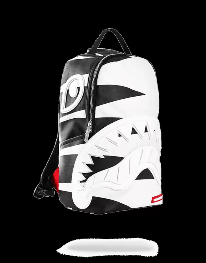 BACKPACKS*Sprayground PHANTOM WHITE RUBBER SHARK